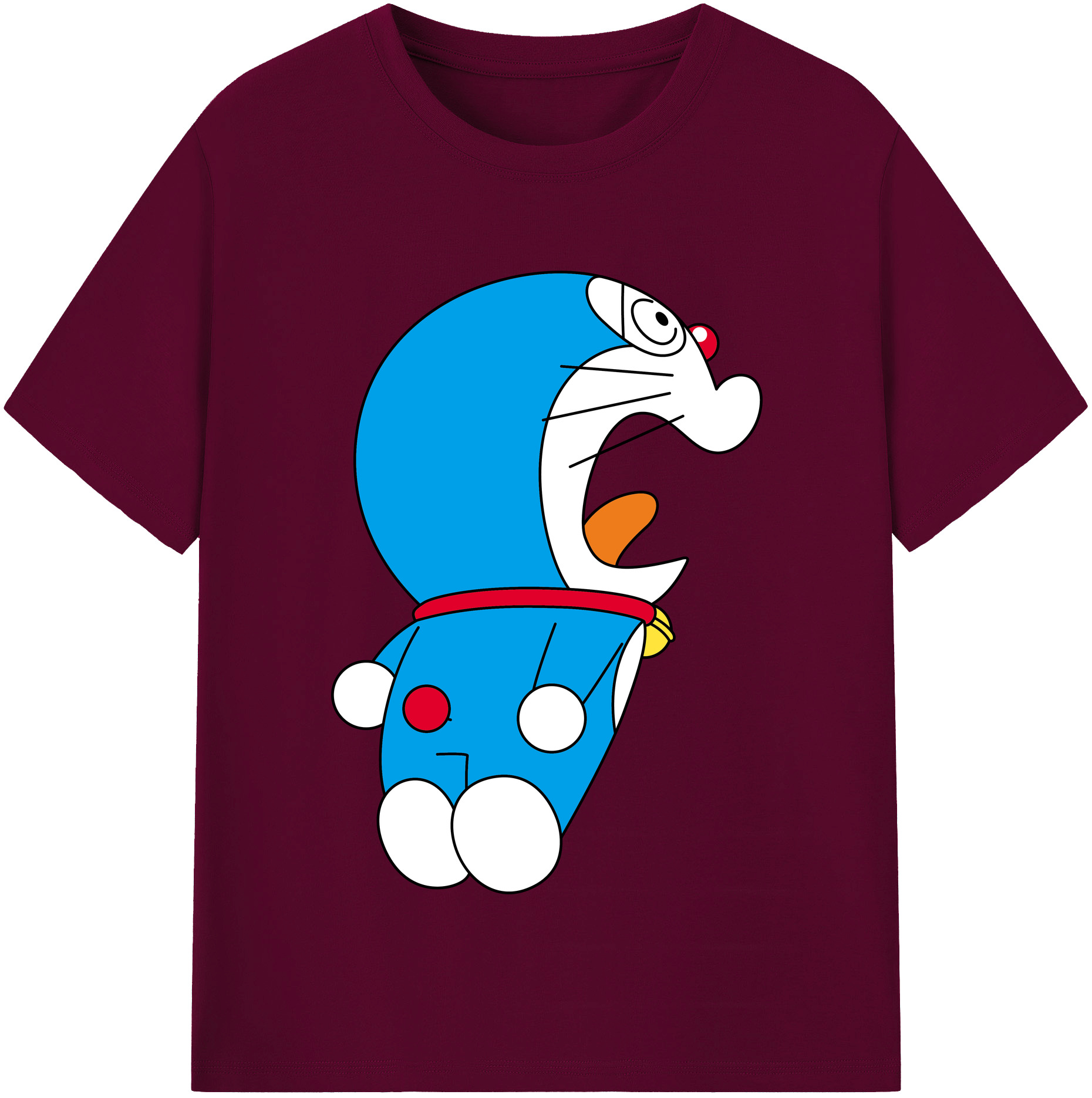 （画像用） ドラえもん Doraemon レディースカジュアルプリントTシャツ（綿100％）